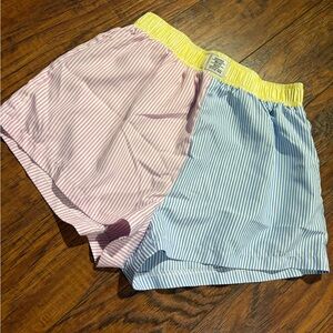 SHEIN women’s size M classic stripped boxer shorts